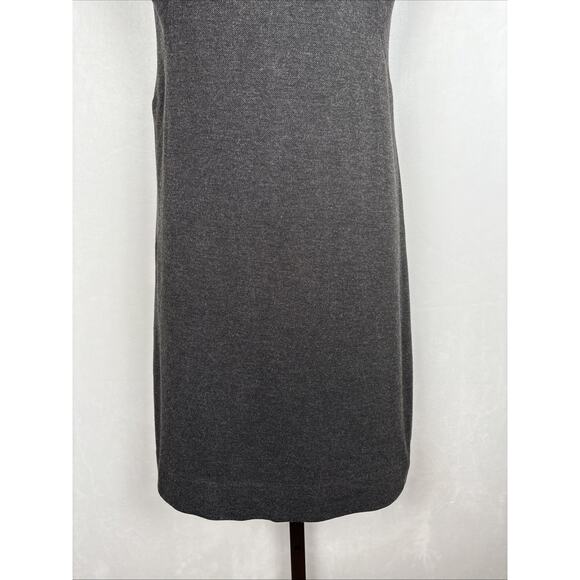MM LaFleur Lydia Dress Women's Size 8 Charcoal Gray Sophisticated Minimalist - Picture 3 of 10